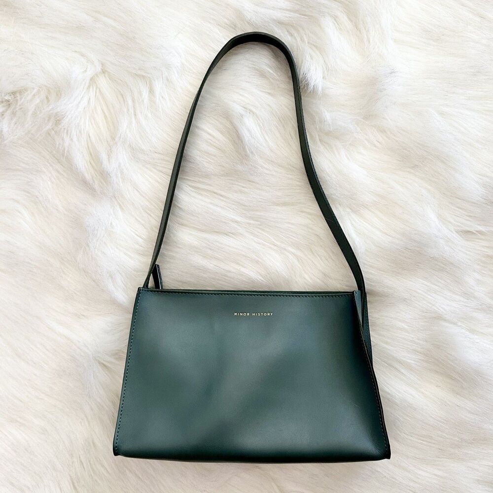 Minor History The Line Shoulder Bag Baguette Saddle Forest Green SOLD OUT